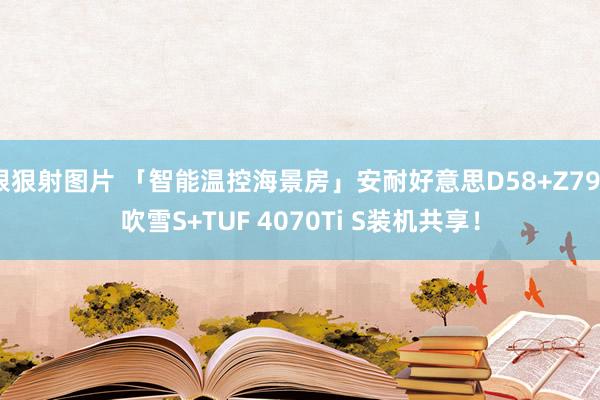 狠狠射图片 「智能温控海景房」安耐好意思D58+Z790吹雪S+TUF 4070Ti S装机共享！