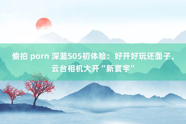 偷拍 porn 深蓝S05初体验：好开好玩还面子，云台相机大开“新寰宇”