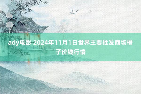 ady电影 2024年11月1日世界主要批发商场橙子价钱行情