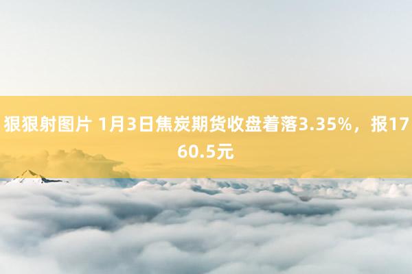 狠狠射图片 1月3日焦炭期货收盘着落3.35%，报1760.5元