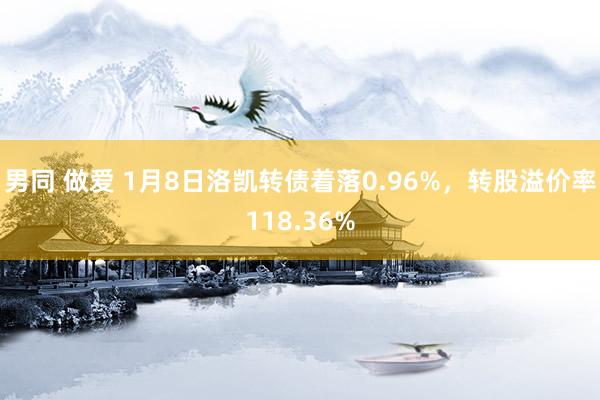 男同 做爱 1月8日洛凯转债着落0.96%，转股溢价率118.36%