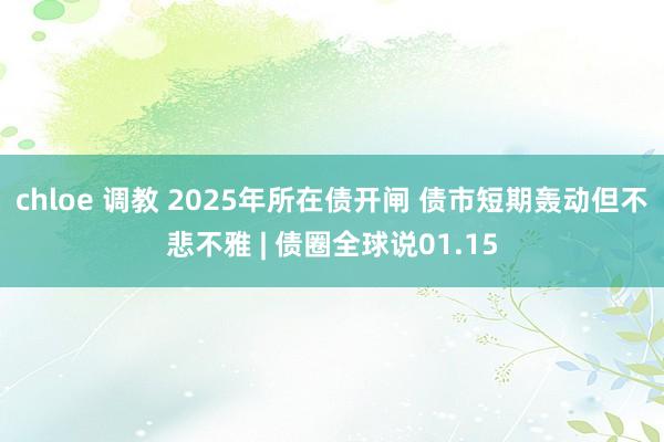 chloe 调教 2025年所在债开闸 债市短期轰动但不悲不雅 | 债圈全球说01.15